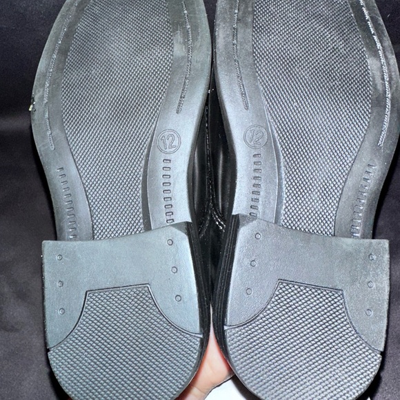 Sleek Black Kids Dress Shoes with Buckle - Picture 3 of 3
